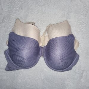 Simply Vera Vera Wang 2Pck - Lavender and Cream Smooth Plunge Bra Set